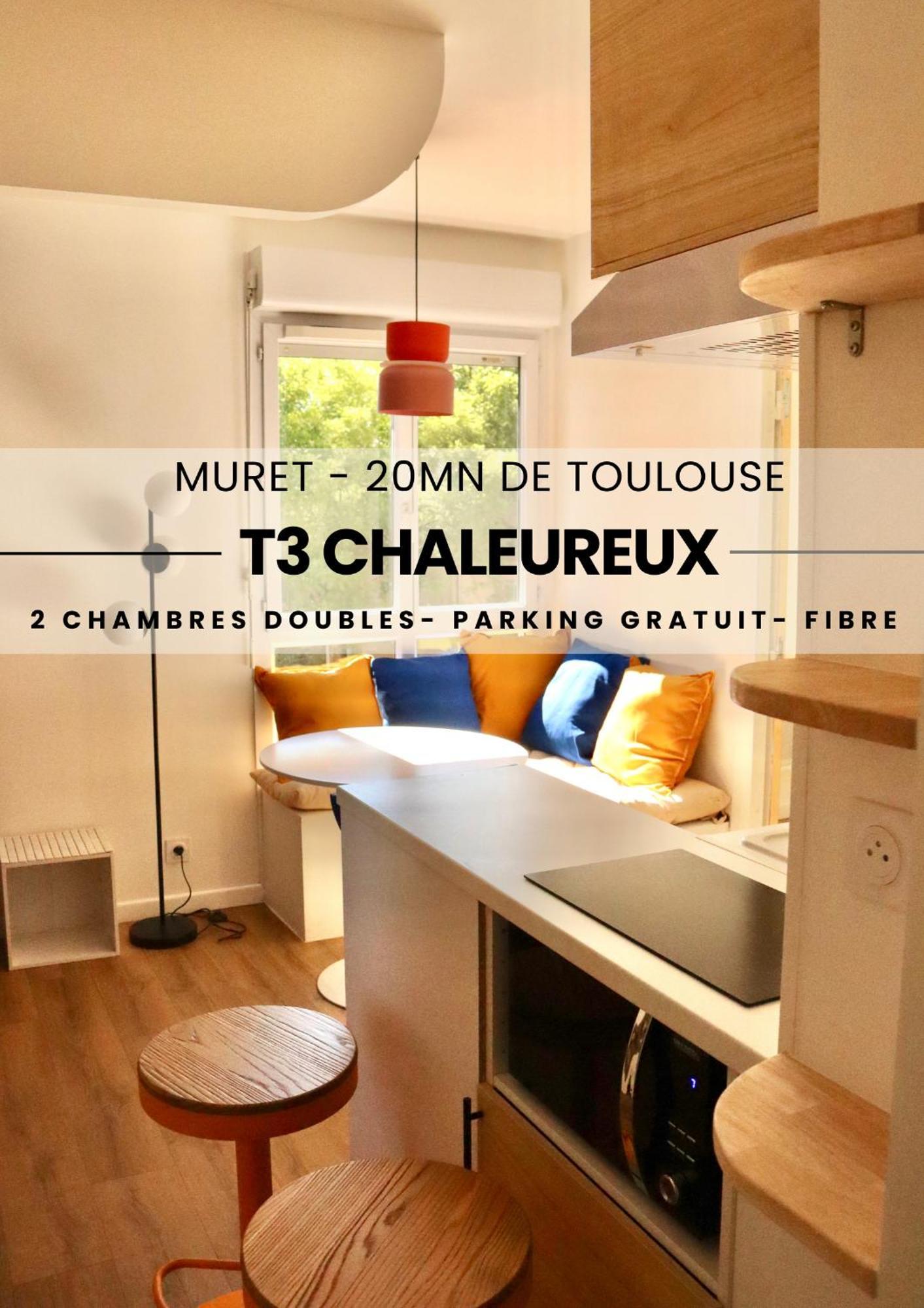 T3 Chaleureux A Muret Extérieur photo